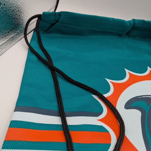 NFL Miami Dolphins Drawstring Bag, 17" x 13" - Picture 6 of 15